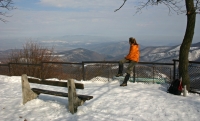 2009-03-01 Csodás Dunakanyar panoráma a Rezső-kilátóból (Dobogókő)